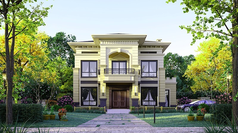 若尔盖中式合院住宅，开放庭院与邻里乡亲更亲近